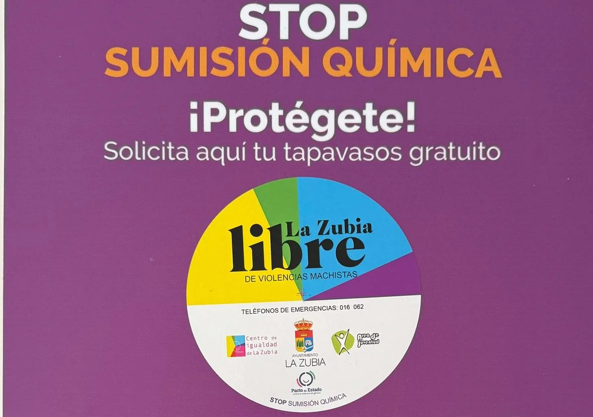 La Zubia distribuye tapavasos para prevenir sumisión química en sus fiestas