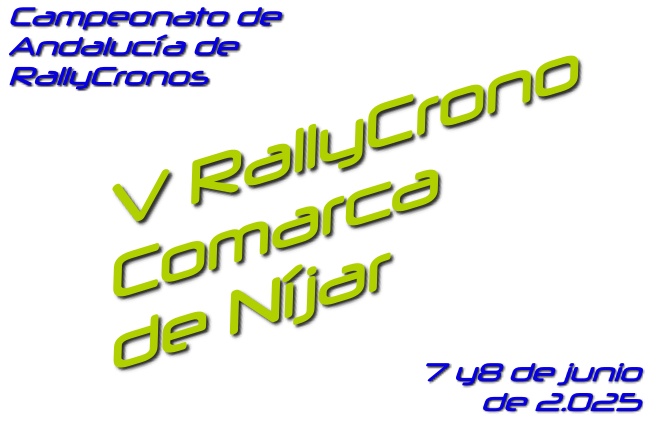 V RallyCrono Comarca de Níjar 2025: emoción y velocidad en el Campeonato de Andalucía