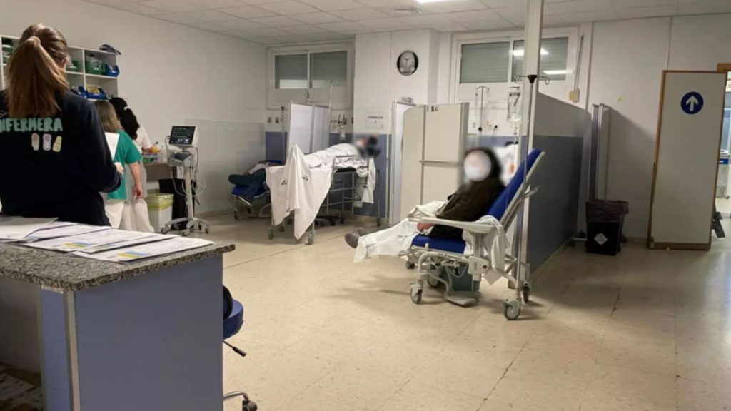 Urgencias del Hospital Universitario de Puerto Real, imagen aportada por el sindicato CSIF