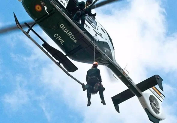 Helicóptero rescate